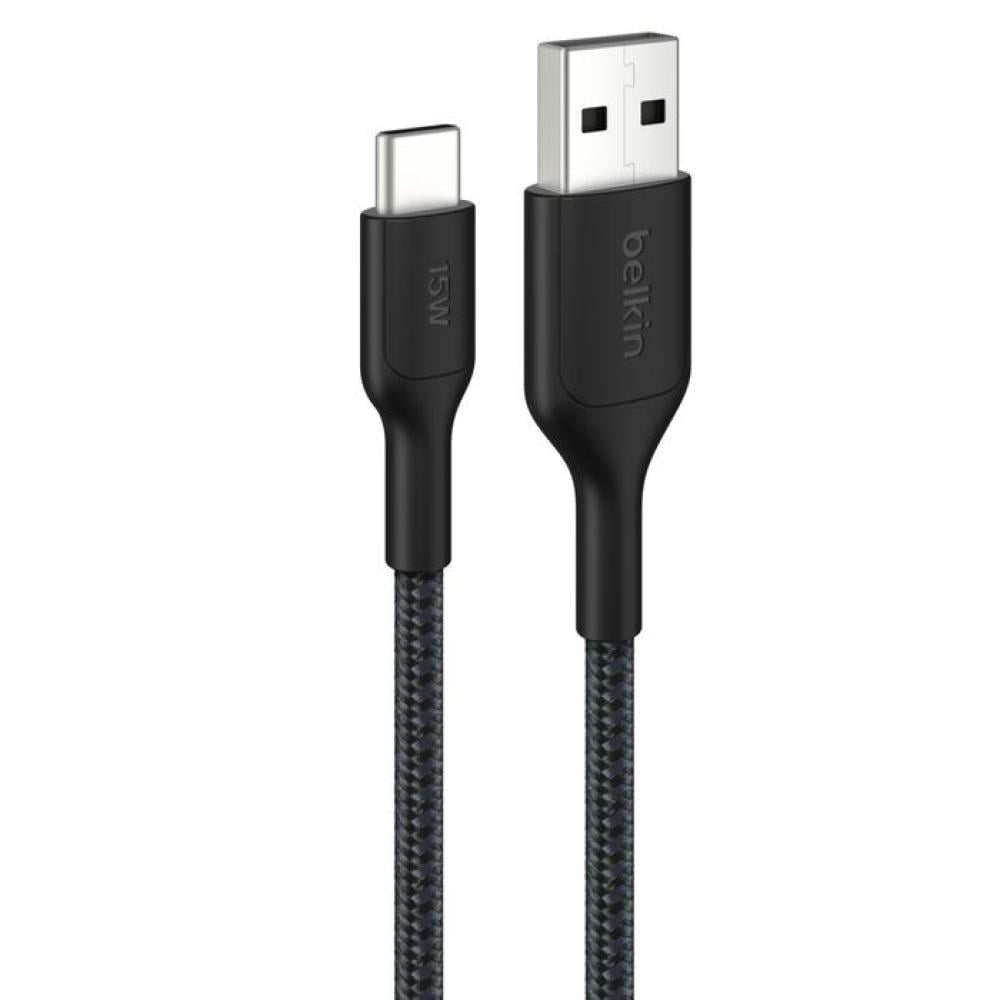Belkin BoostCharge Pro USB-A To USB-C 2M Cable - Black