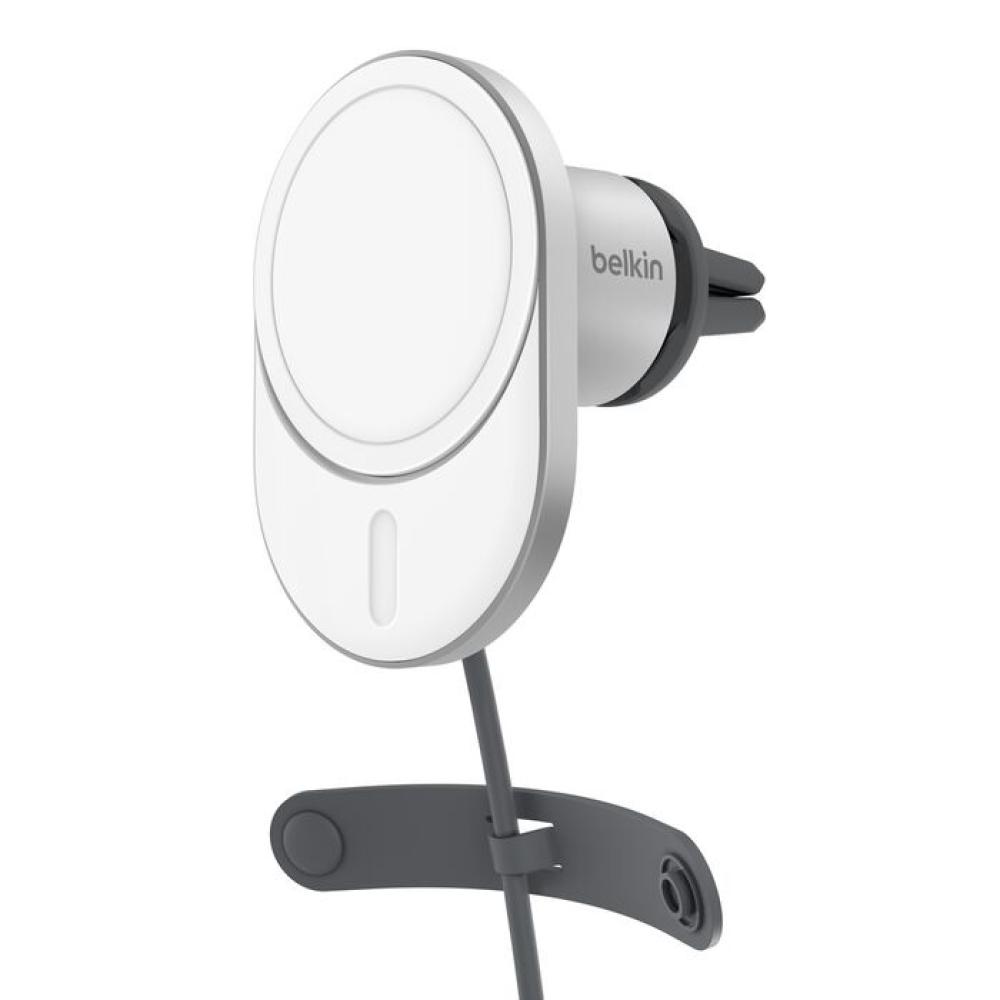 Belkin BoostCharge Pro Magnetic Wireless Car Charger with Qi2 15W - Gray