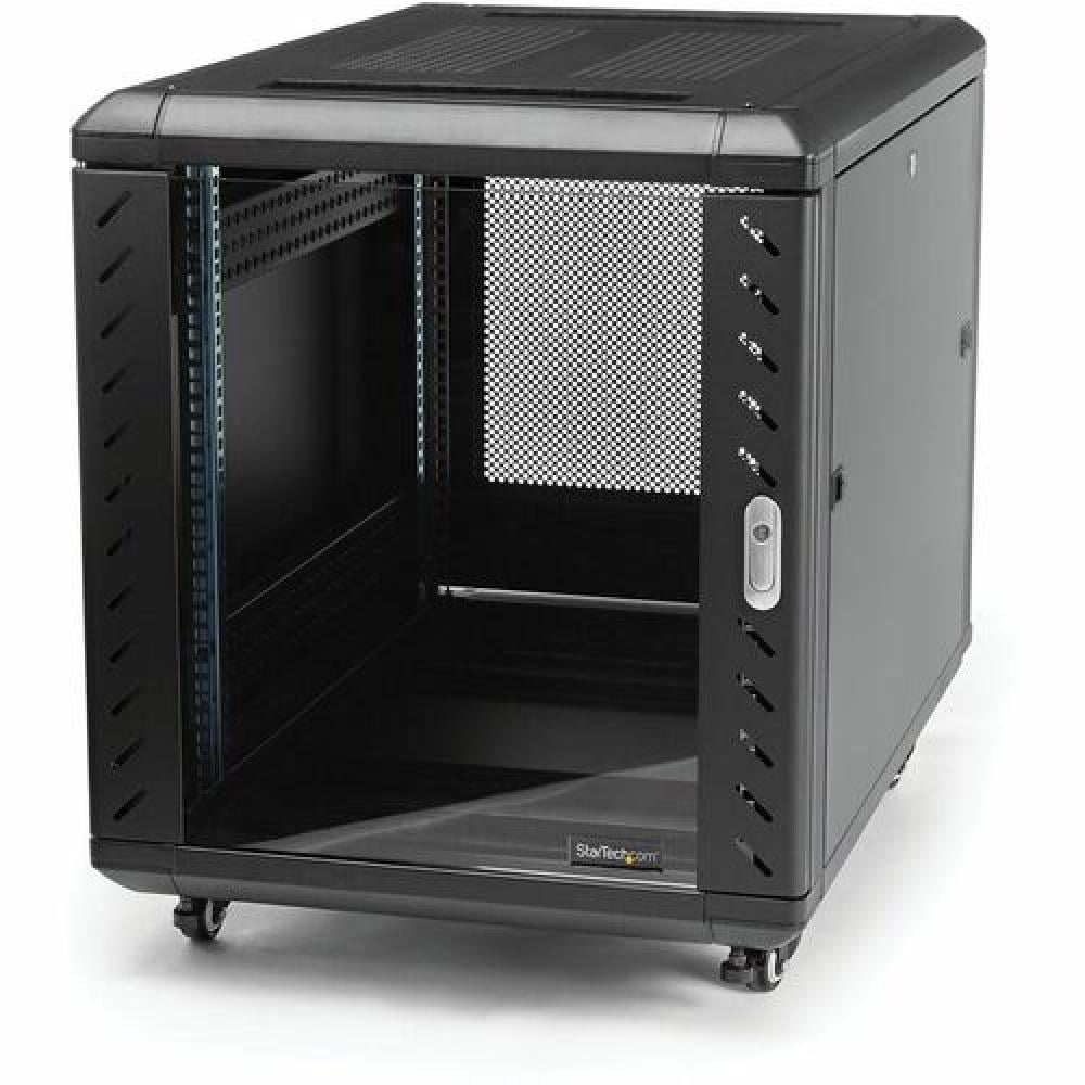 StarTech 12U Server Rack Cabinet With Casters