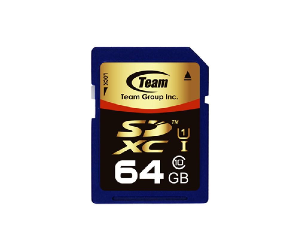TeamGroup 64GB SDXC UHS I Memory Card 40MB per s