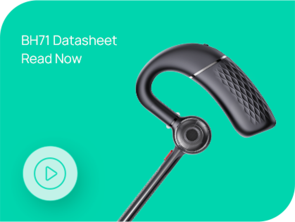 Yealink Pro Bluetooth In-Ear Headset with Charging Case