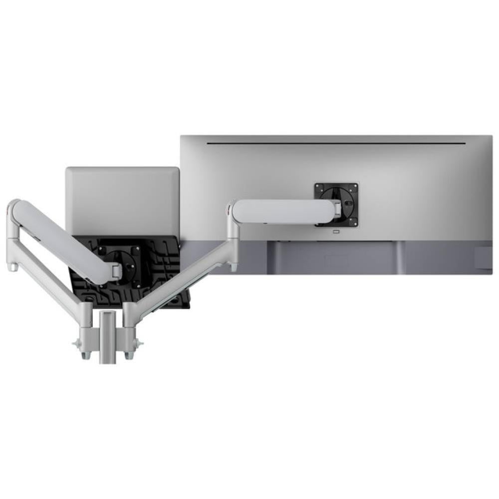 Atdec Dual Monitor F Clamp Mount Silver AWMS-2-ND13-F-S