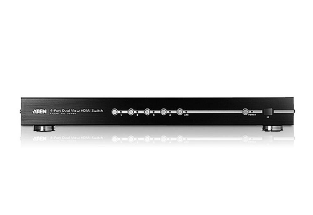 Aten 4 Port Dual Output HDMI Switch RS232 Control VS482-AT-U