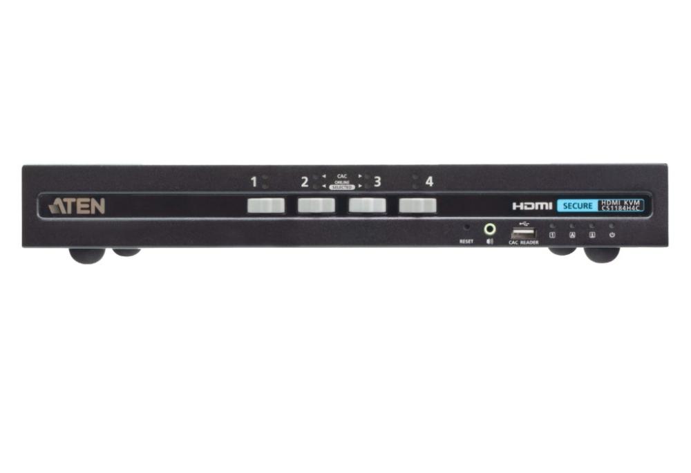 Aten 4 Port USB HDMI Secure KVM Switch With CAC CS1184H4C-AT-U