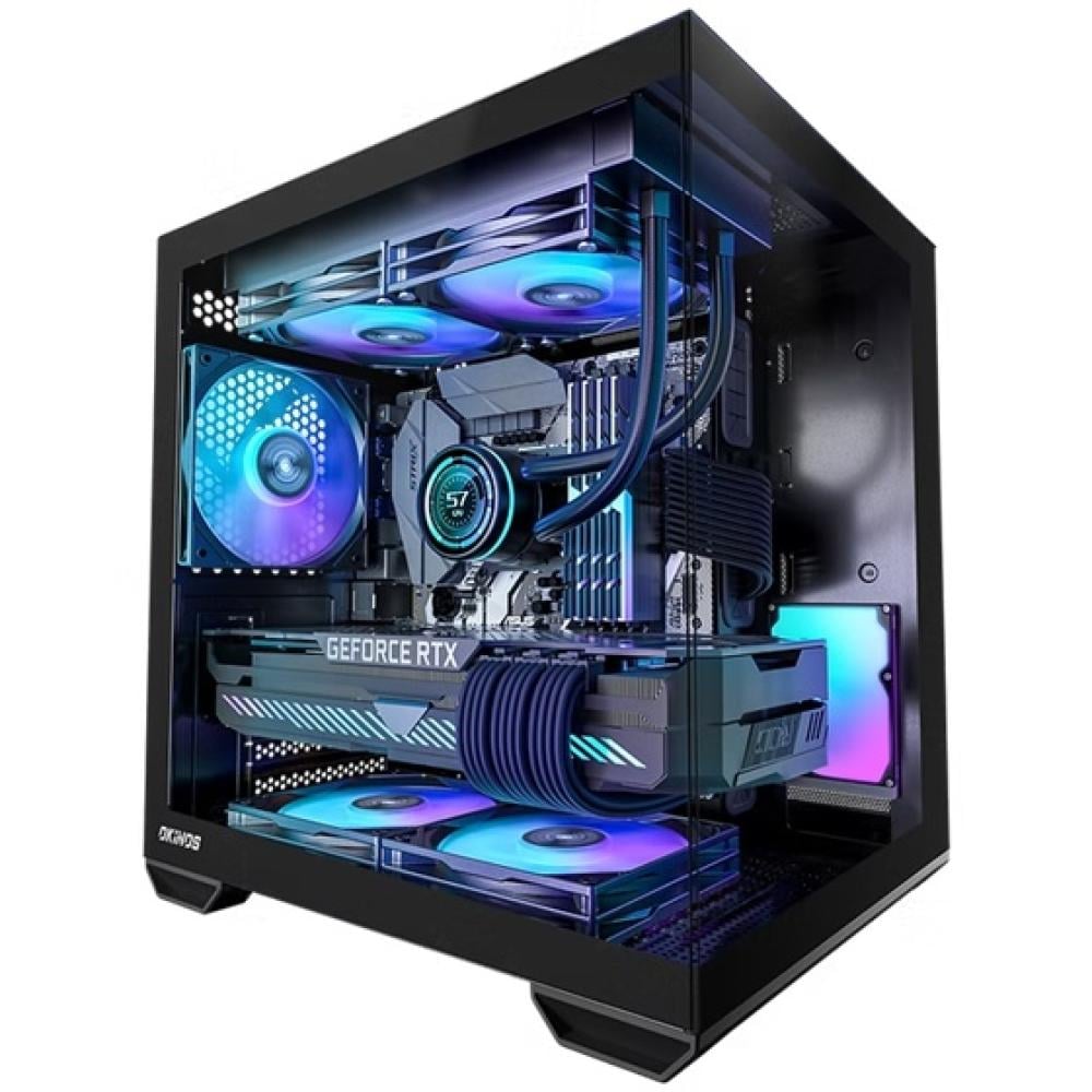 Okinos Mirage 4 ARGB Black M-ATX Case CAO-M4ARGB-BK