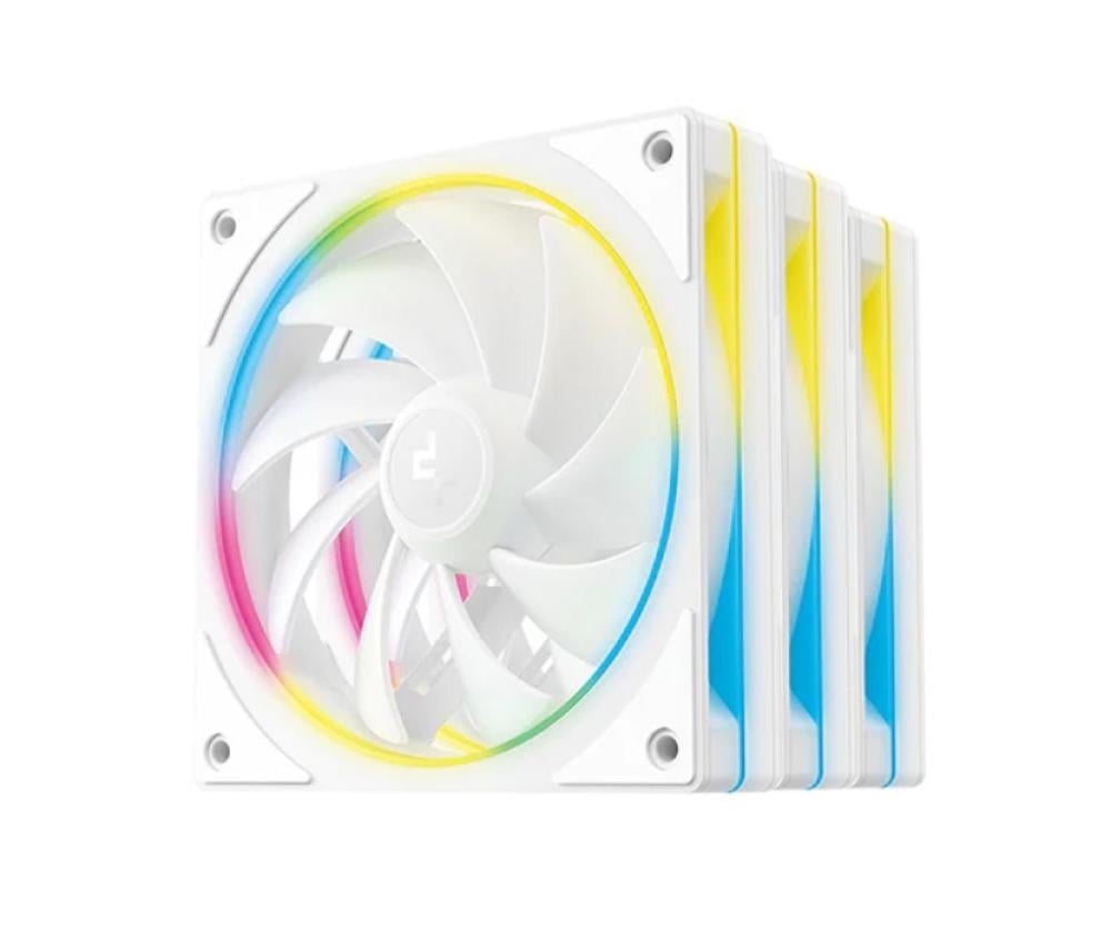 Deepcool FL12 SE White 120mm ARGB Cooling Fan 3 Pack
