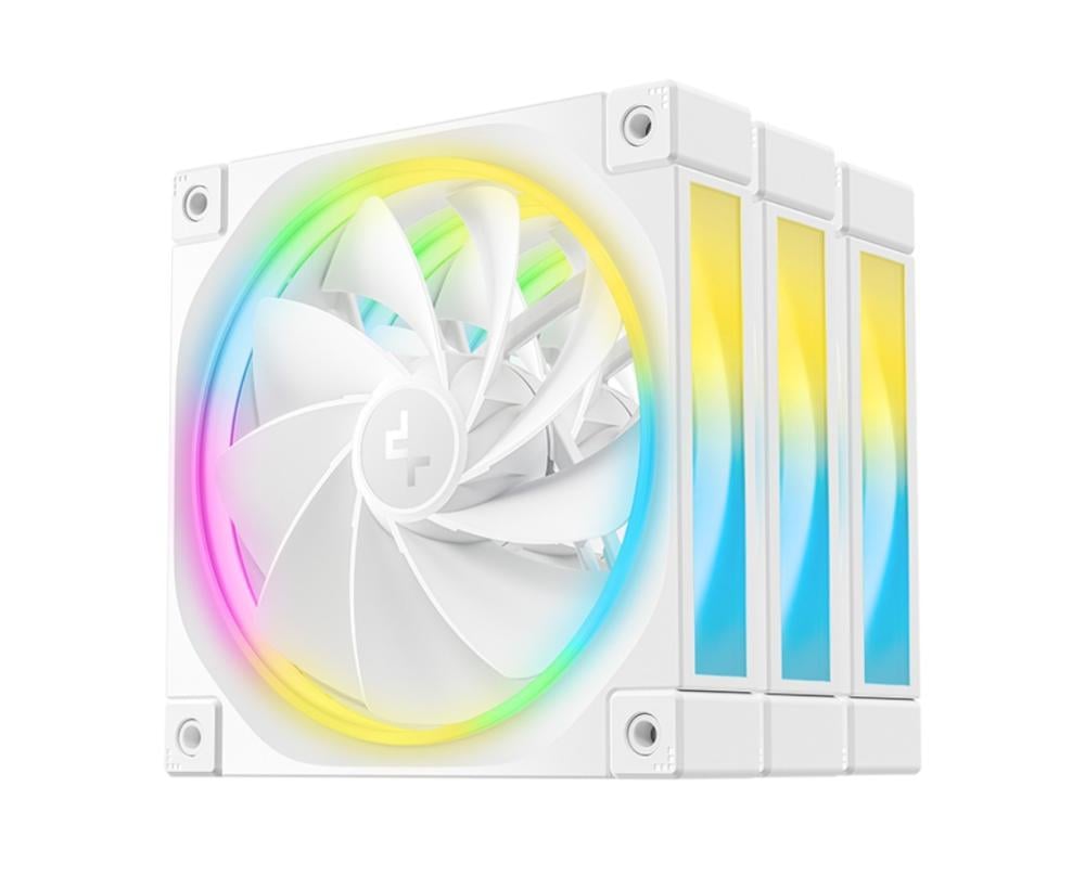 Deepcool FL12R White 120mm ARGB High-Airflow Fan 3 Pack