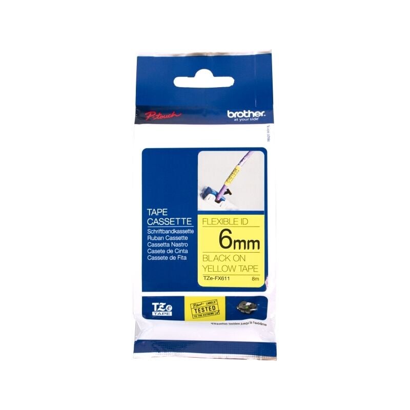 Brother Flexible ID Label Tape TZe-FX611