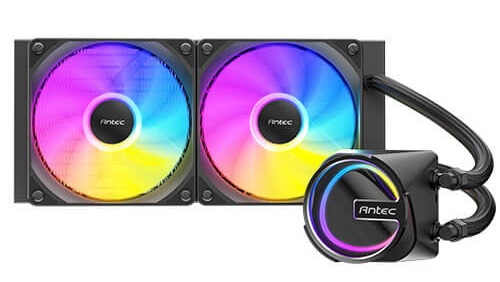 Antec Skeleton 240 ARGB Dual Fan Liquid CPU Cooler for Intel and AMD