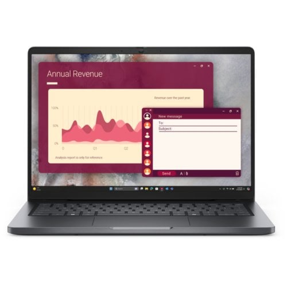 Dell Pro PC14250 14 Inch i5 120U 16GB 1TB 1Yr OS Win 11 Pro Laptop