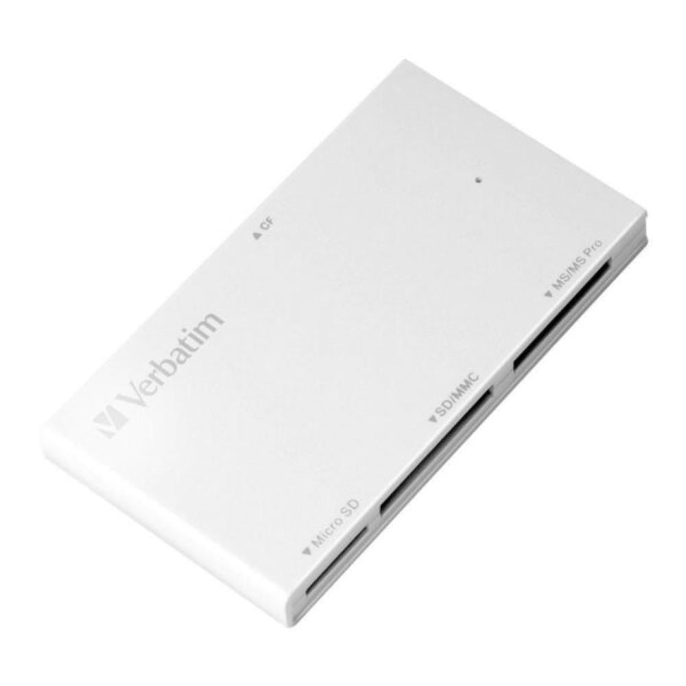 Verbatim USB 3.0 4 in 1 Card Reader White Adapter