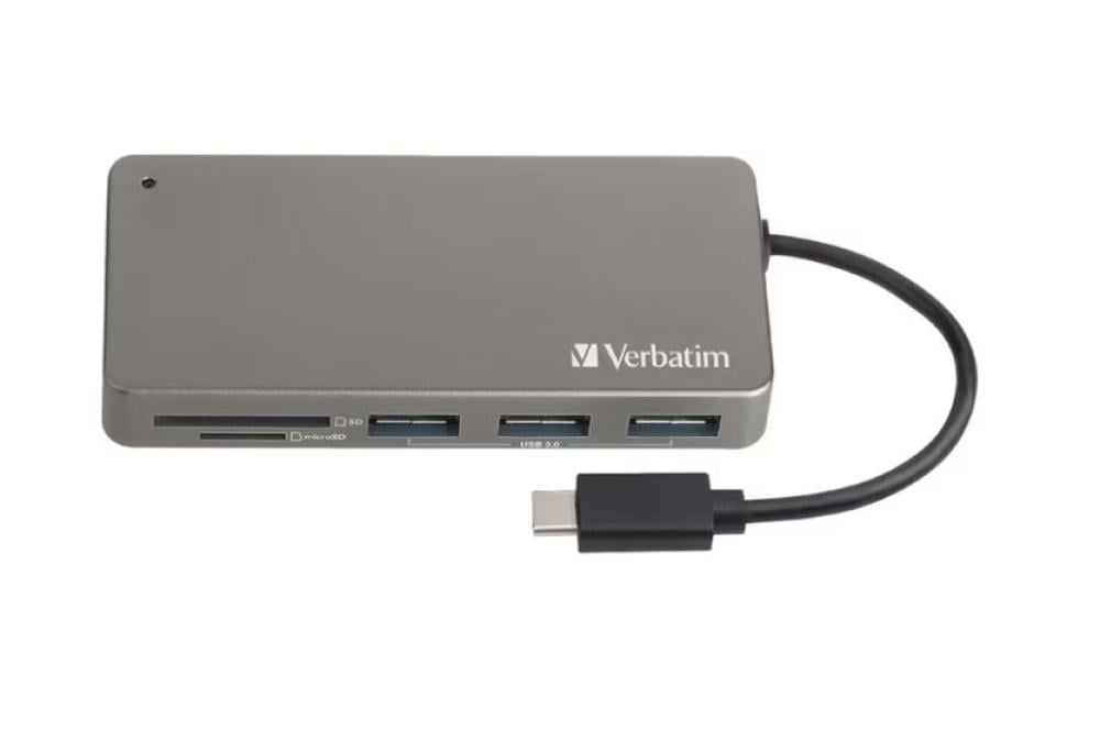 Verbatim USB C Hub 5 in 1 USB 3.0 SD Card Reader