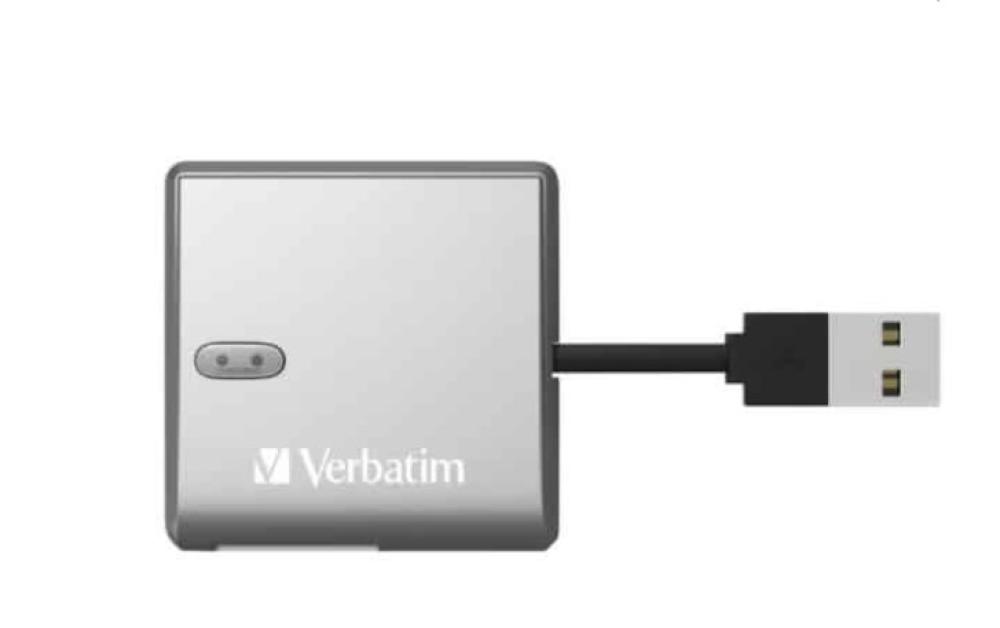 Verbatim USB 2.0 Multi Card Reader 6 in 1 Compact