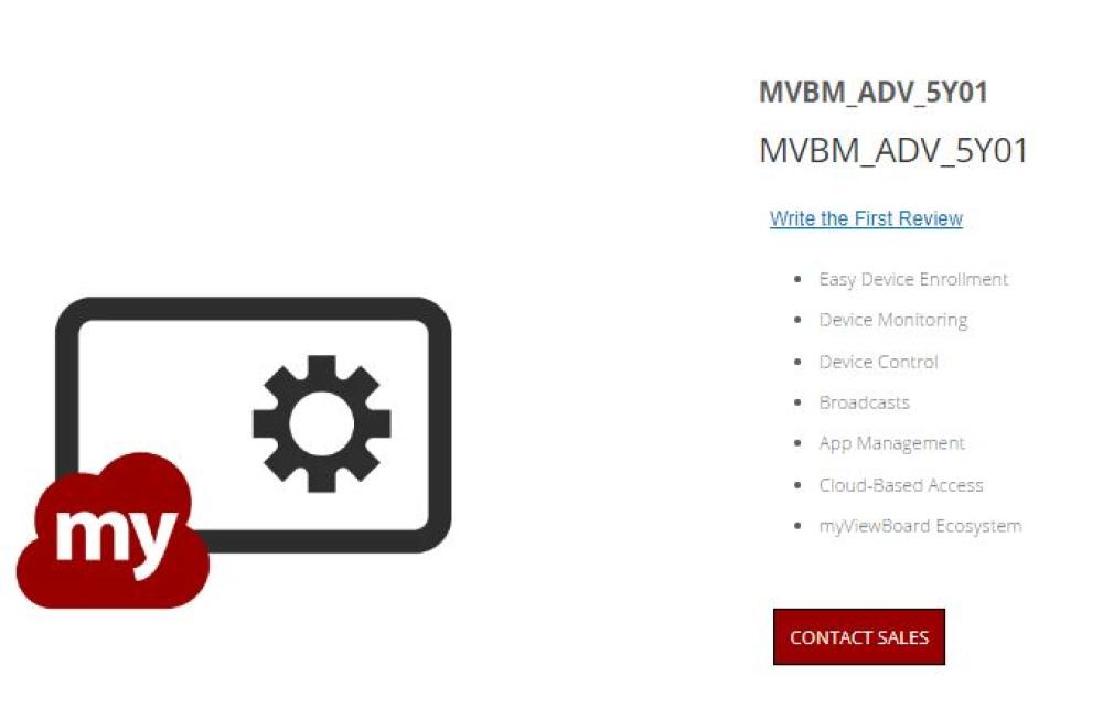 ViewSonic myViewBoard Manager Advanced 5 Year License