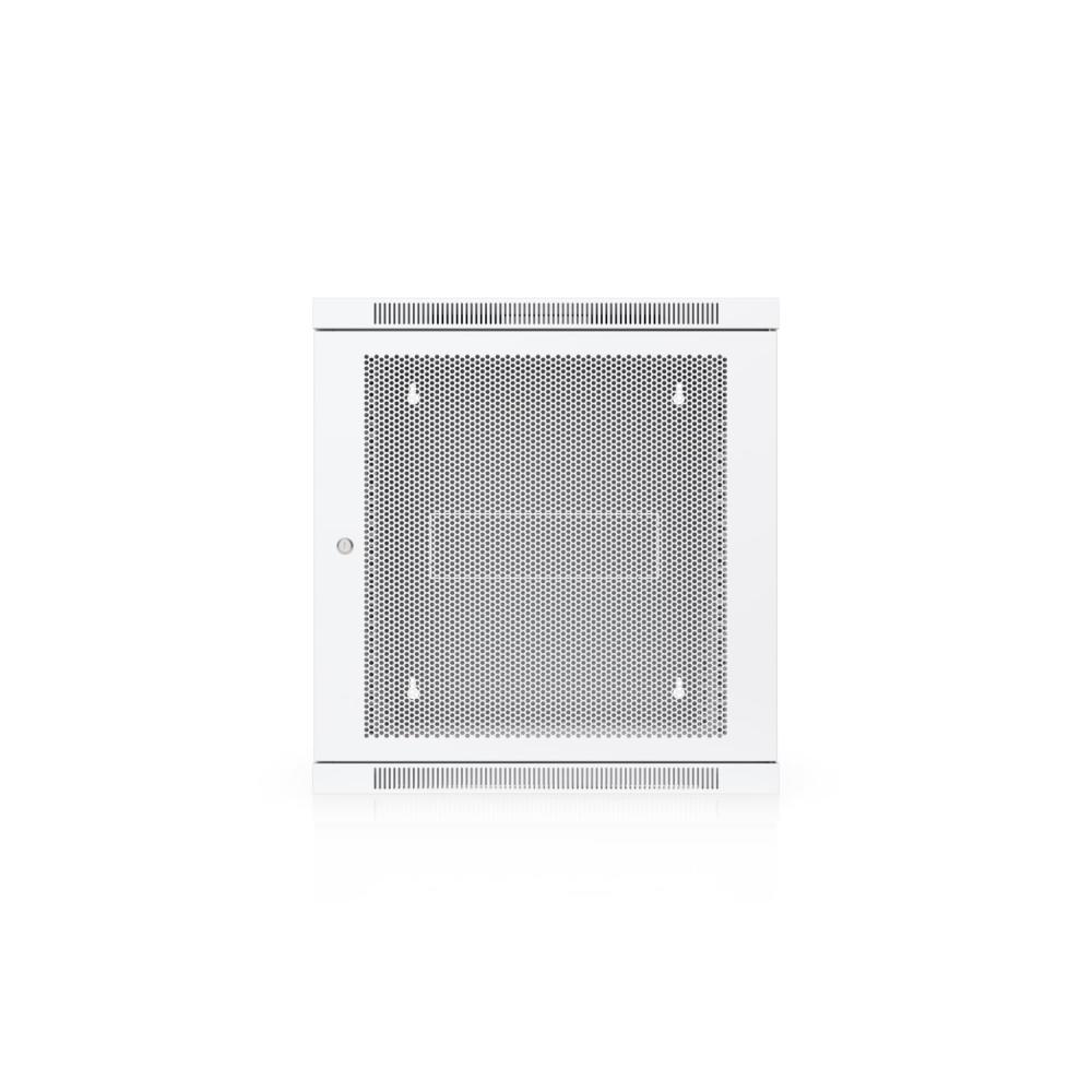 Ubiquiti 12U Wall Mount Rack Cabinet with Cooling Fans Perforated Front Door