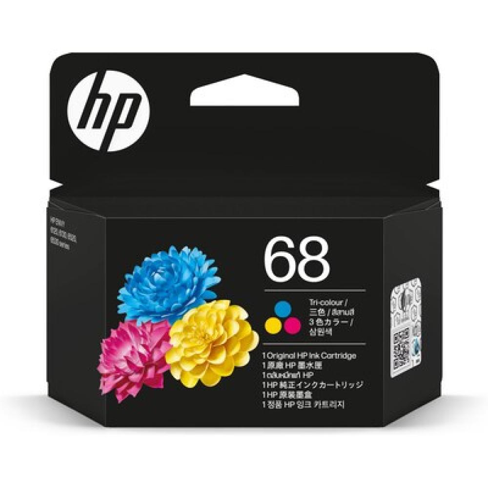 HP 68 Tri Color Ink Cartridge 120 Page for Envy 6120 Multifunction-All in one