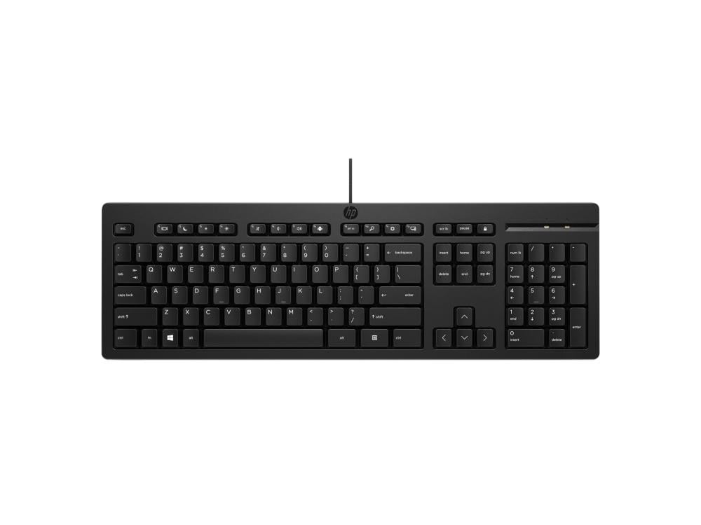 HP 125 G2 USB Wired Keyboard Copilot Enabled