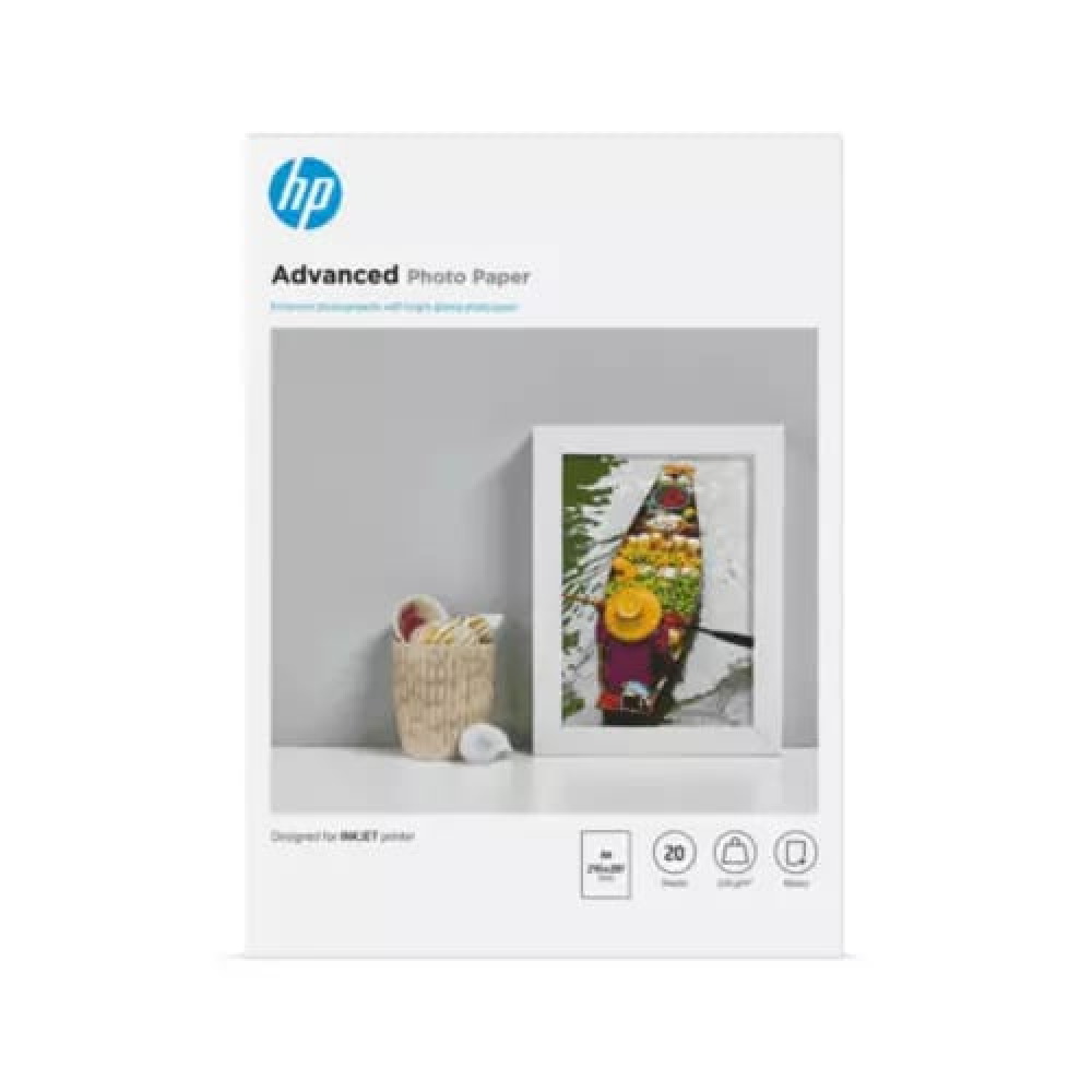 HP Advanced Photo Paper A4 20 Sheets 9RR51A