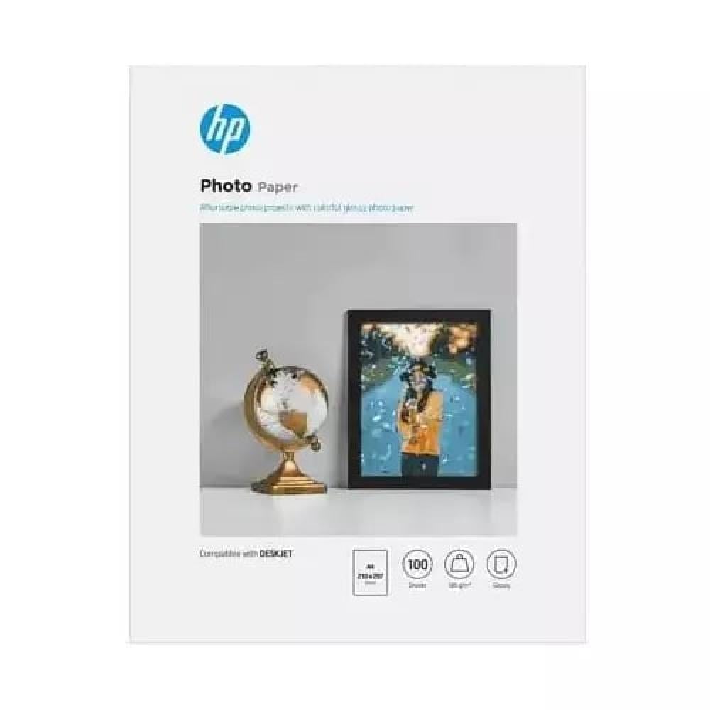 HP Glossy Photo Paper A4 100 Sheets 9RR56A