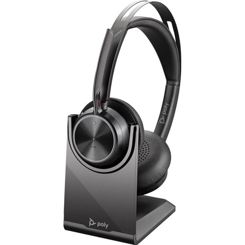 Hp Poly Voyager Focus 2 UC USB C/A Bluetooth Headset with Adapter Charger