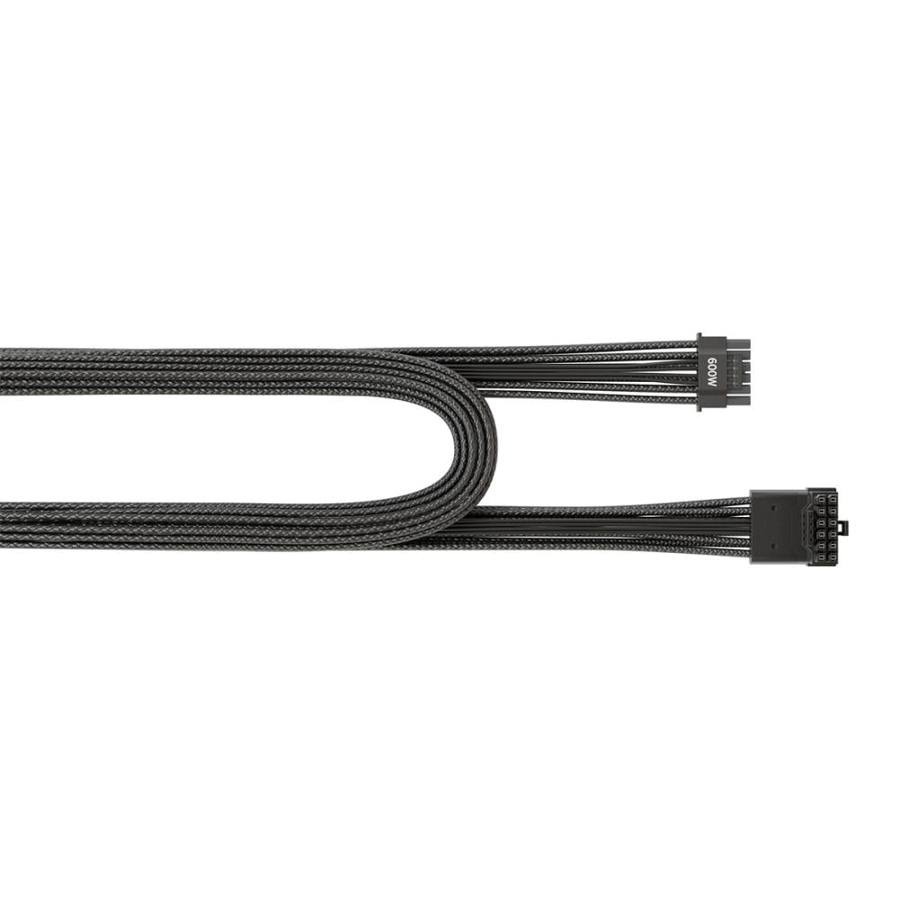 Seasonic 12V-2x6 to 12V-2x6 90-Degree PCIe Power Cable 600W Black ACBSEA12V2X6-90D