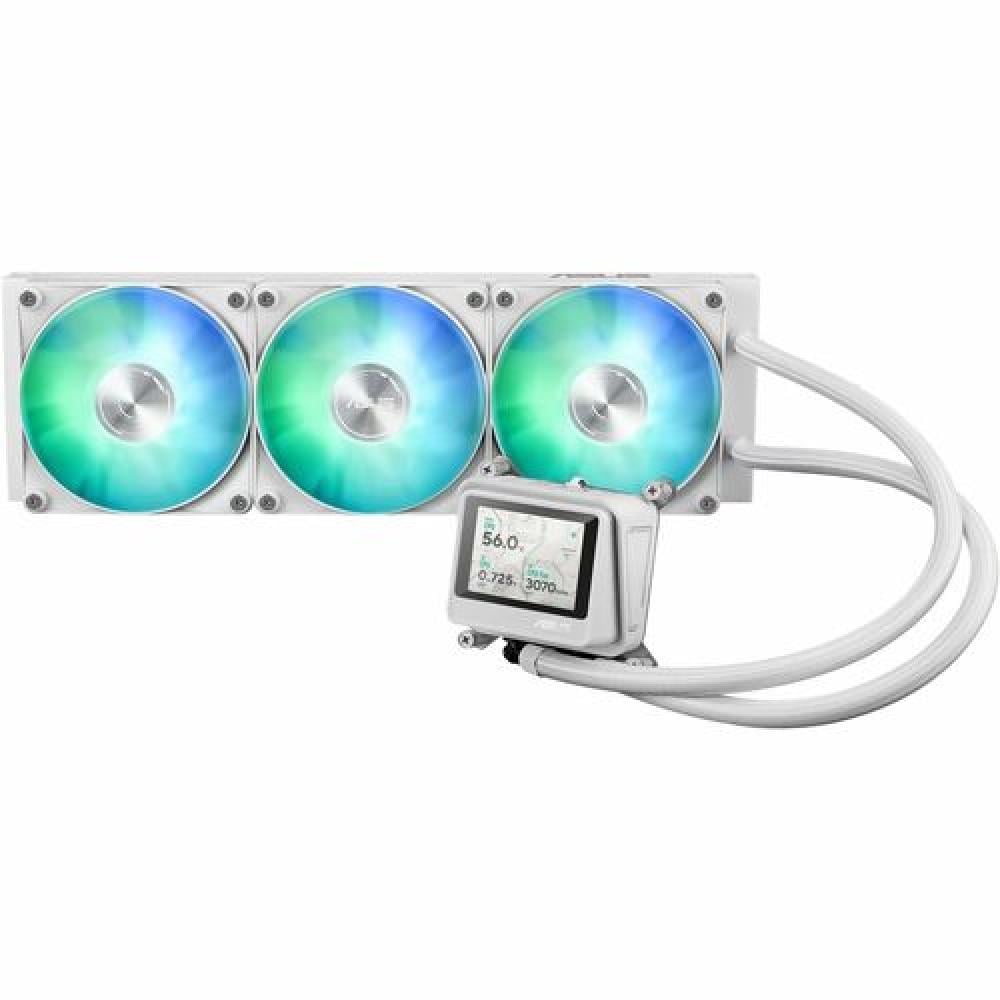 ASUS Max Gaming LC 360 ARGB LCD 360mm AIO Liquid CPU Cooler White