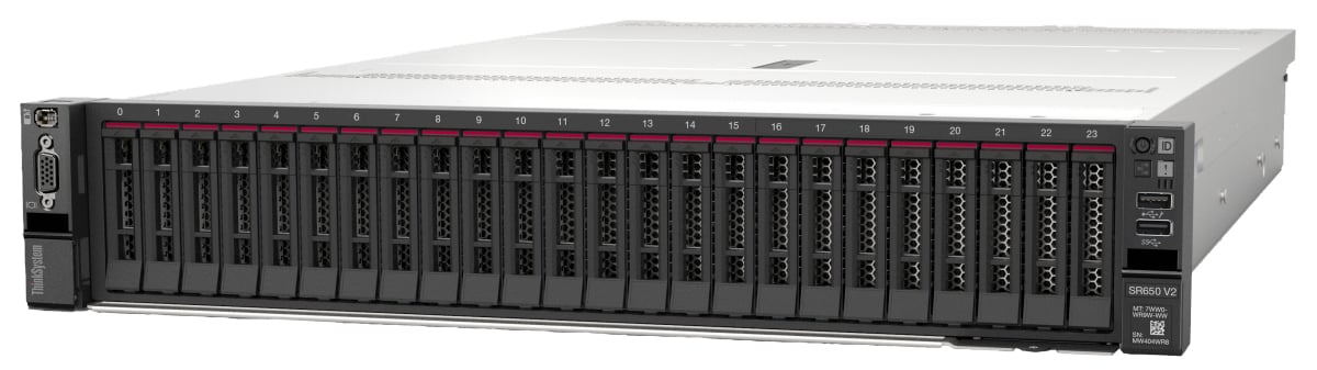 Lenovo ThinkSystem SR665 V2 Dual EPYC 72F3 64GB x32 Rack Server