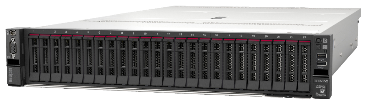 Lenovo ThinkSystem SR650 V2 Dual Xeon Platinum 8380 64GB x32 Rack Server