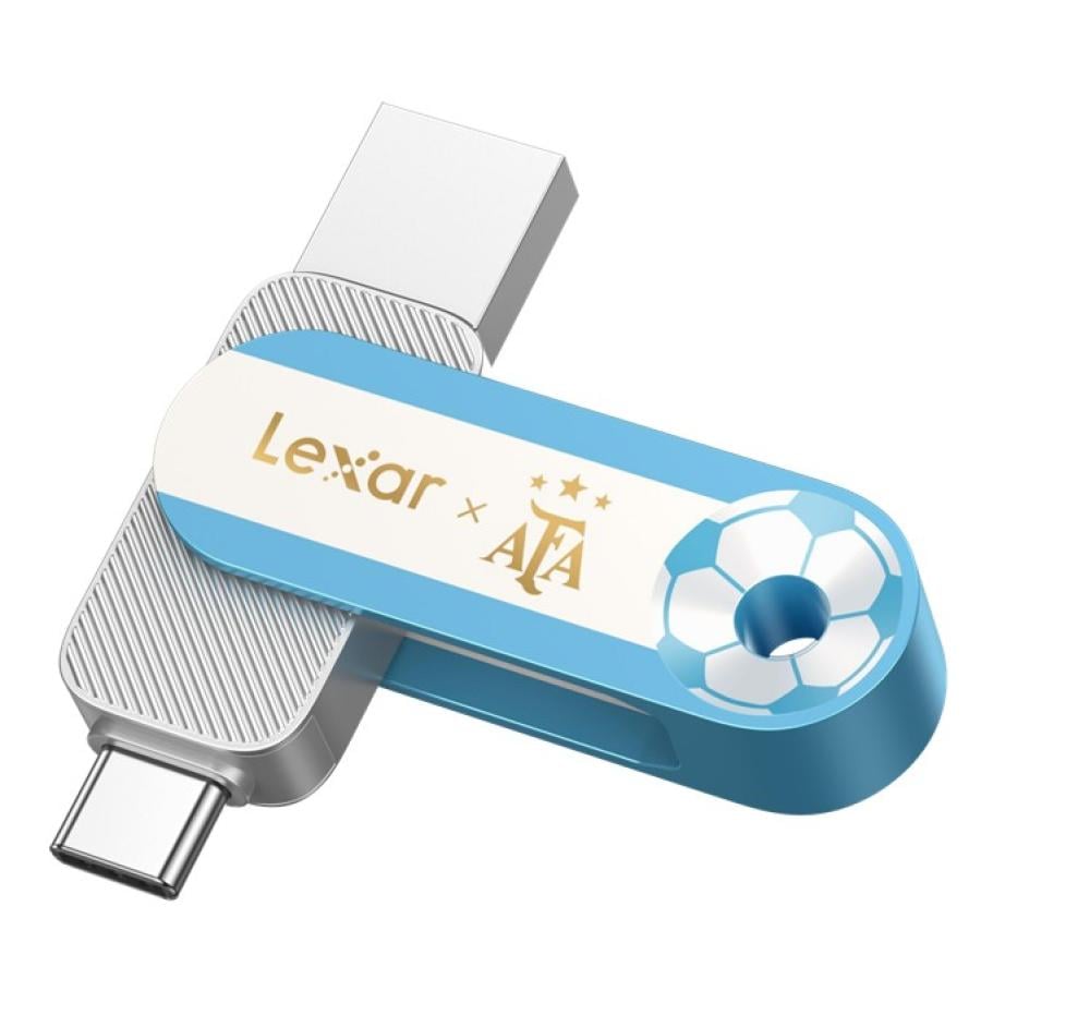 Lexar D500 128GB USB 3.2 Type-C Flash Drive Up to 400MB/s High Speed Storage LJDD500128G-BNXNG