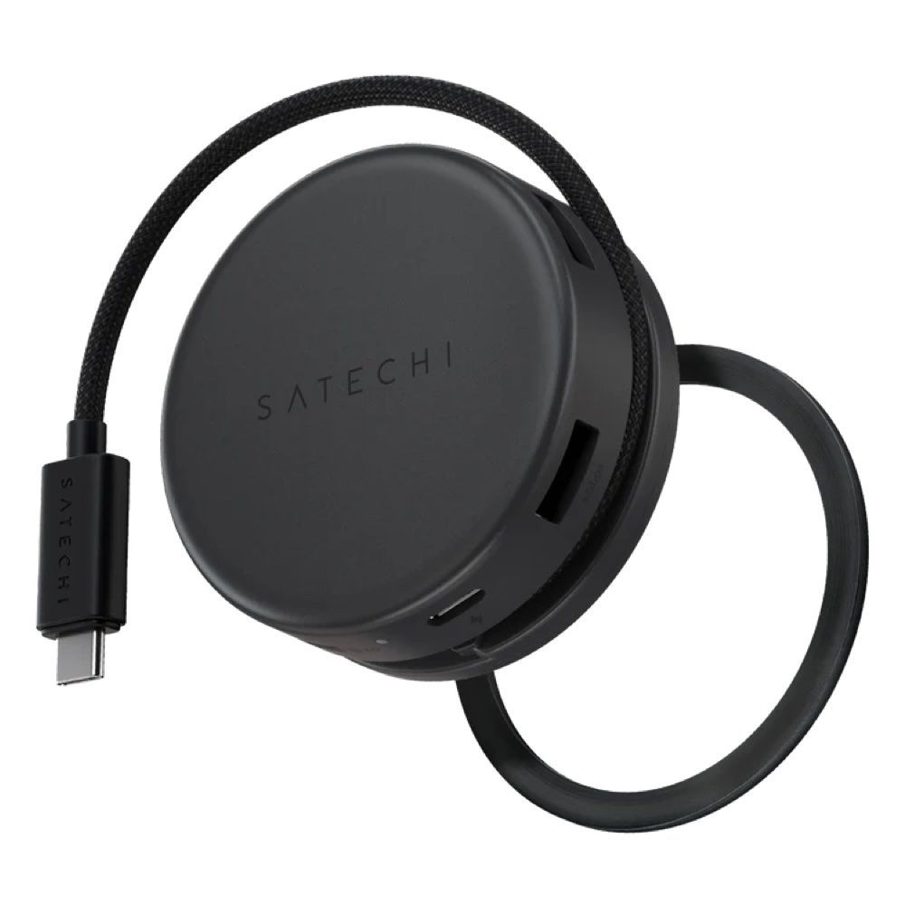 Satechi OnTheGo 7-in-1 Multiport Adapter Space Black