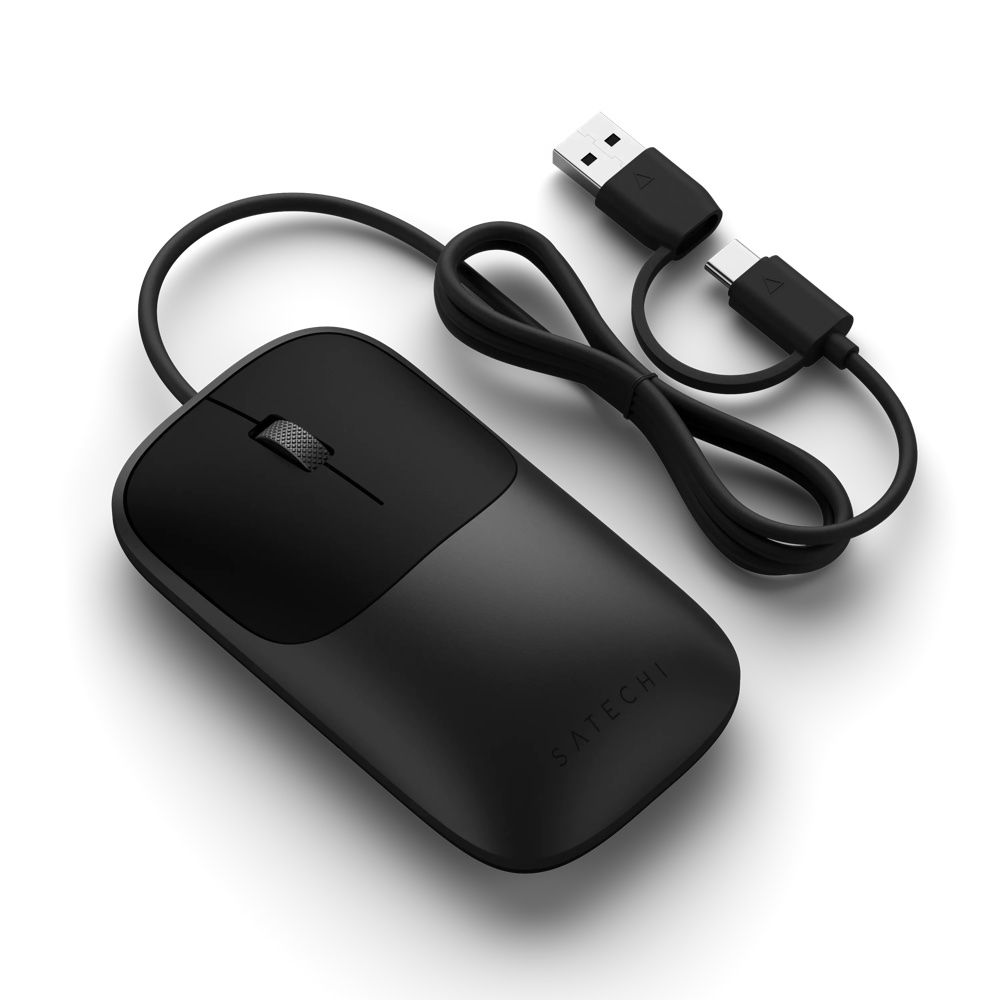 Satechi Slim LX USB C Wired Mouse Space Black