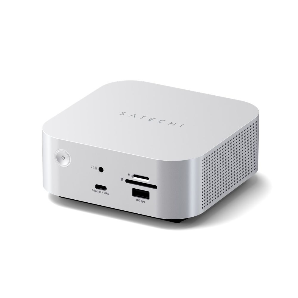 Satechi Thunderbolt 5 CubeDock with SSD Enclosure Silver
