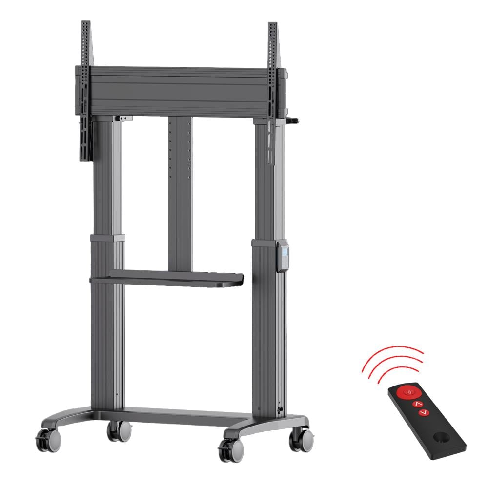 North Bayou Motorized Heavy Duty TV Trolley 65-100 Inch