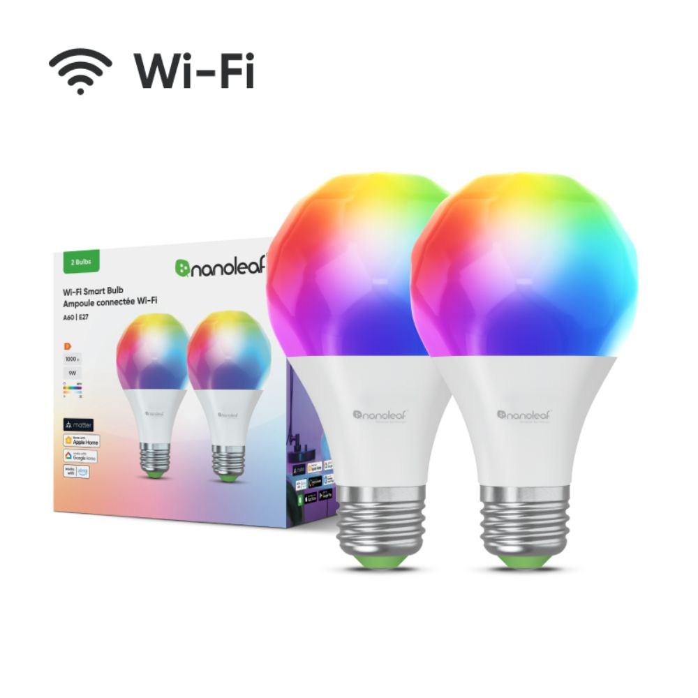 Nanoleaf Essentials Smart Bulb E27 Wi-Fi 2 Pack