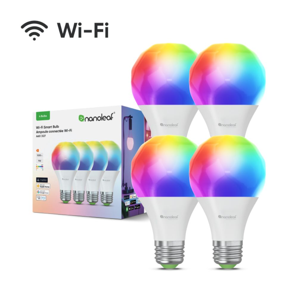 Nanoleaf Essentials Smart Bulb E27 Wi-Fi 4 Pack