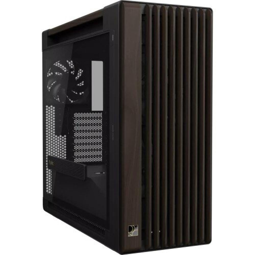 Asus ProArt PA602 Walnut Wood TG Modern Black ATX Case