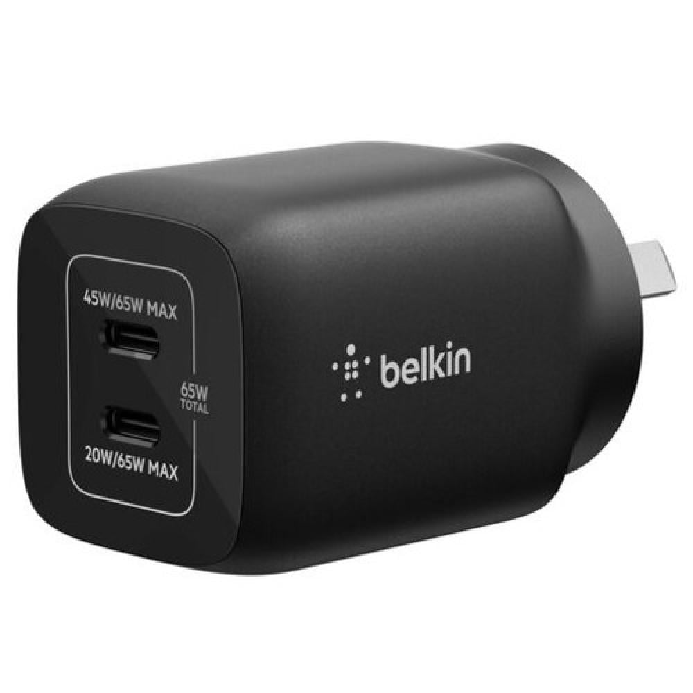 Belkin Gaming Dual USB C Wall Charger 65W Nintendo Switch