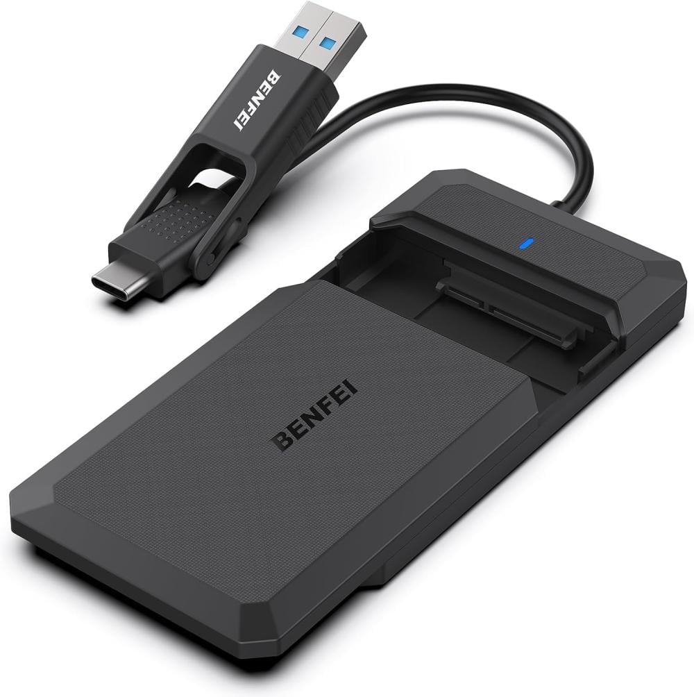 Benfei 2.5 Inch SATA to USB Tool-Free External Hard Drive Enclosure