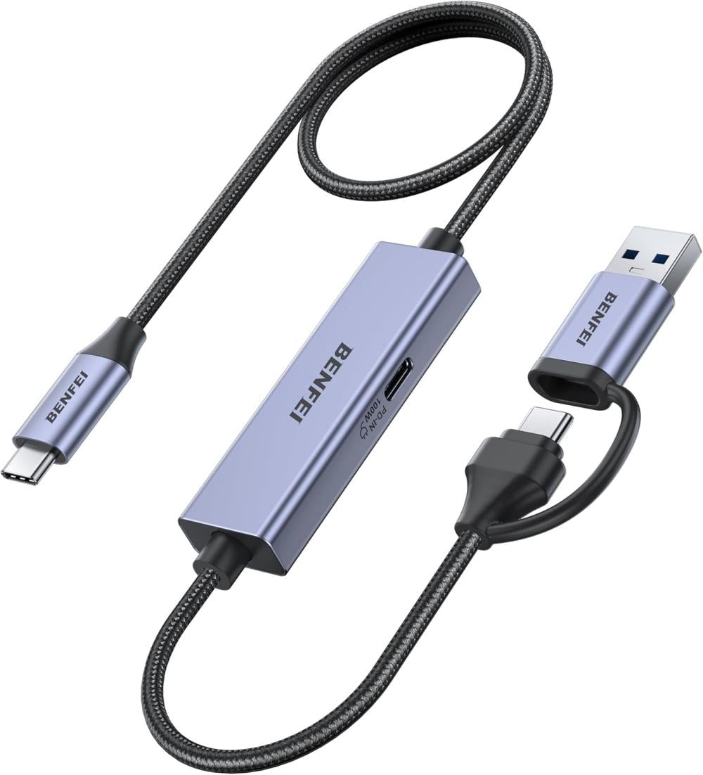 Benfei USB C to USB C+A + PD Video/Audio Capture Card