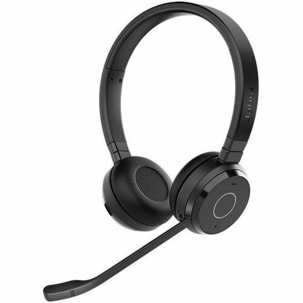 Jabra Evolve 65 TE MS Stereo Bluetooth Wireless Headset with Link 390A USB-A Adapter