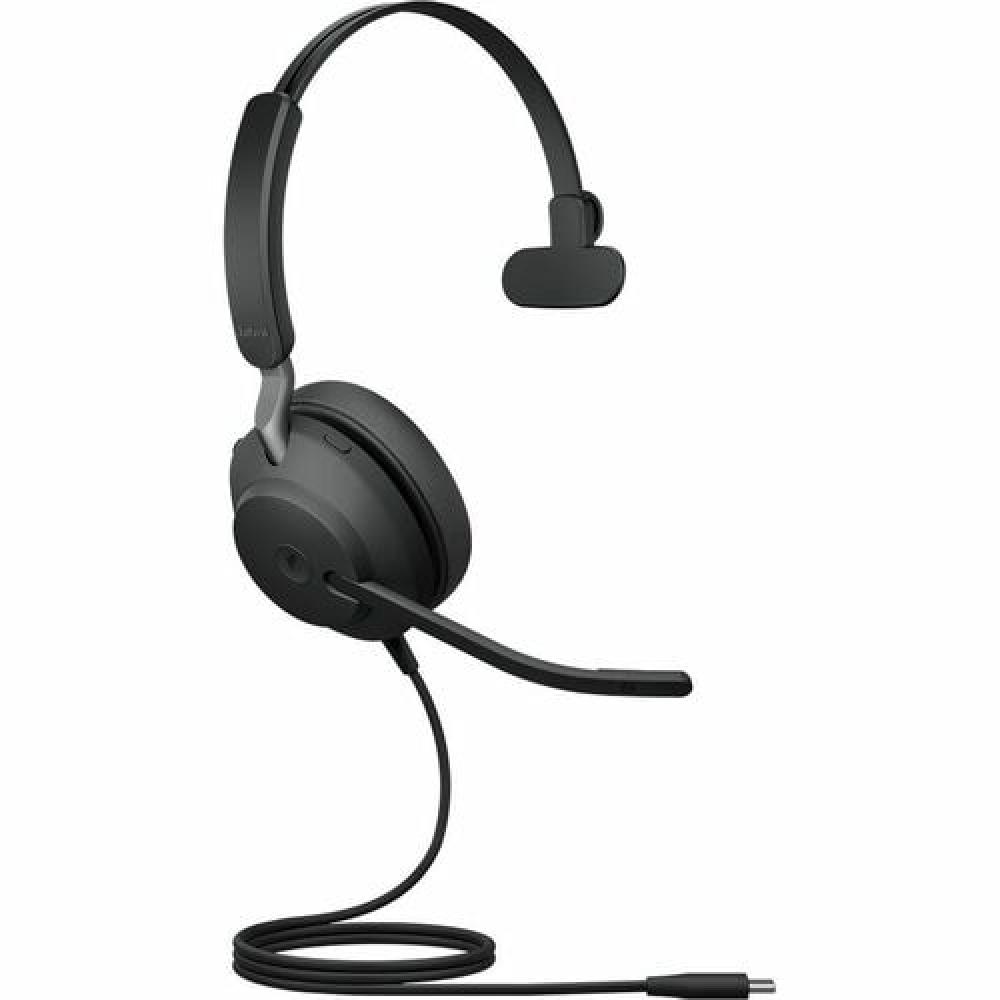 Jabra Evolve2 40 SE MS Corded Mono Headset USB-C and USB-A