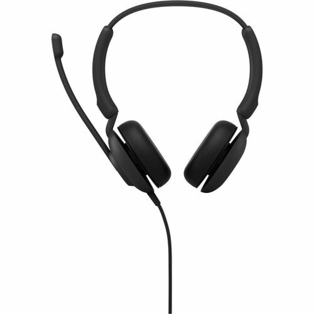 Jabra Evolve 10 Corded Stereo Headset USB-A Leather Black