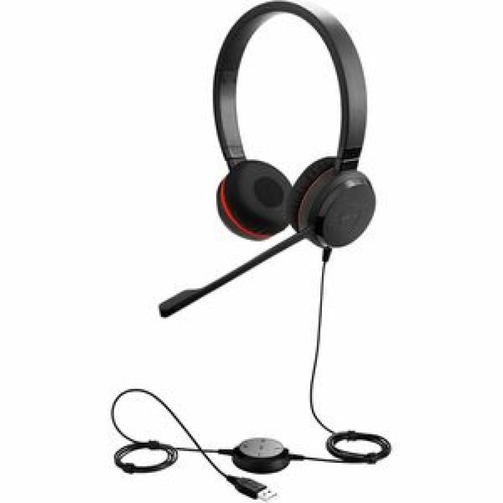 Jabra Evolve 20 SE MS Corded Stereo Headset USB-C and USB-A