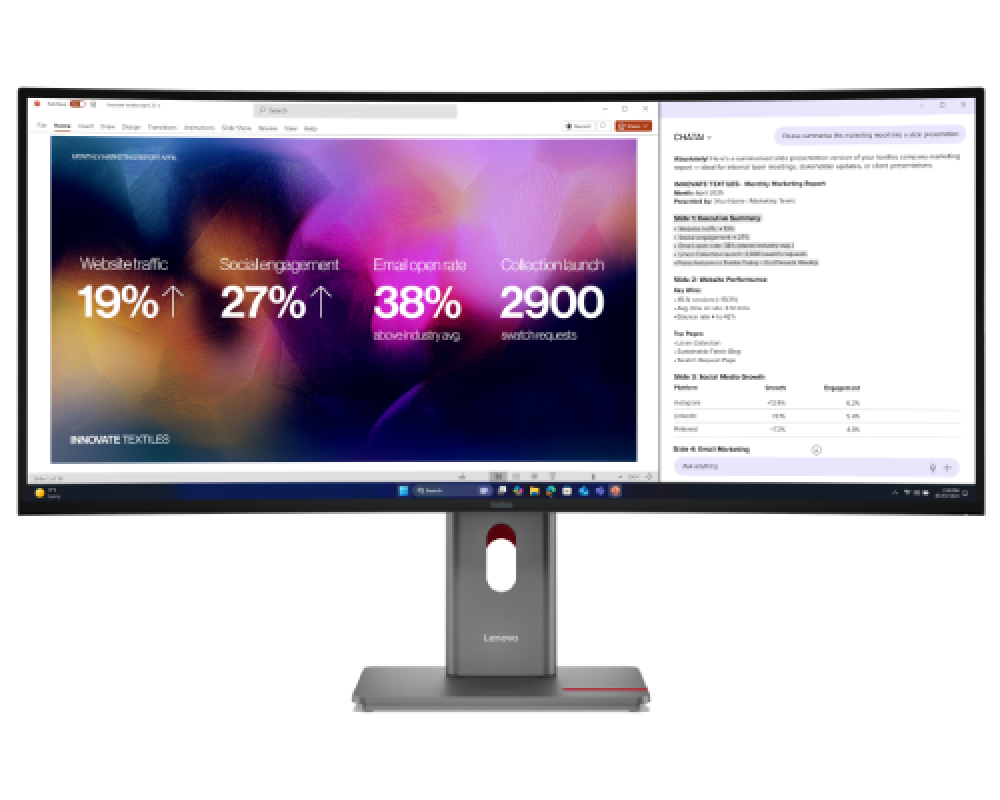 Lenovo Huddly IQ AI Wide-Angle Conference Camera 3YR Monitor Accessories