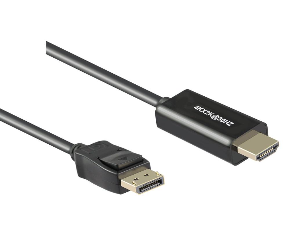 3m DisplayPort 1.2 to HDMI Cable 4K 30Hz