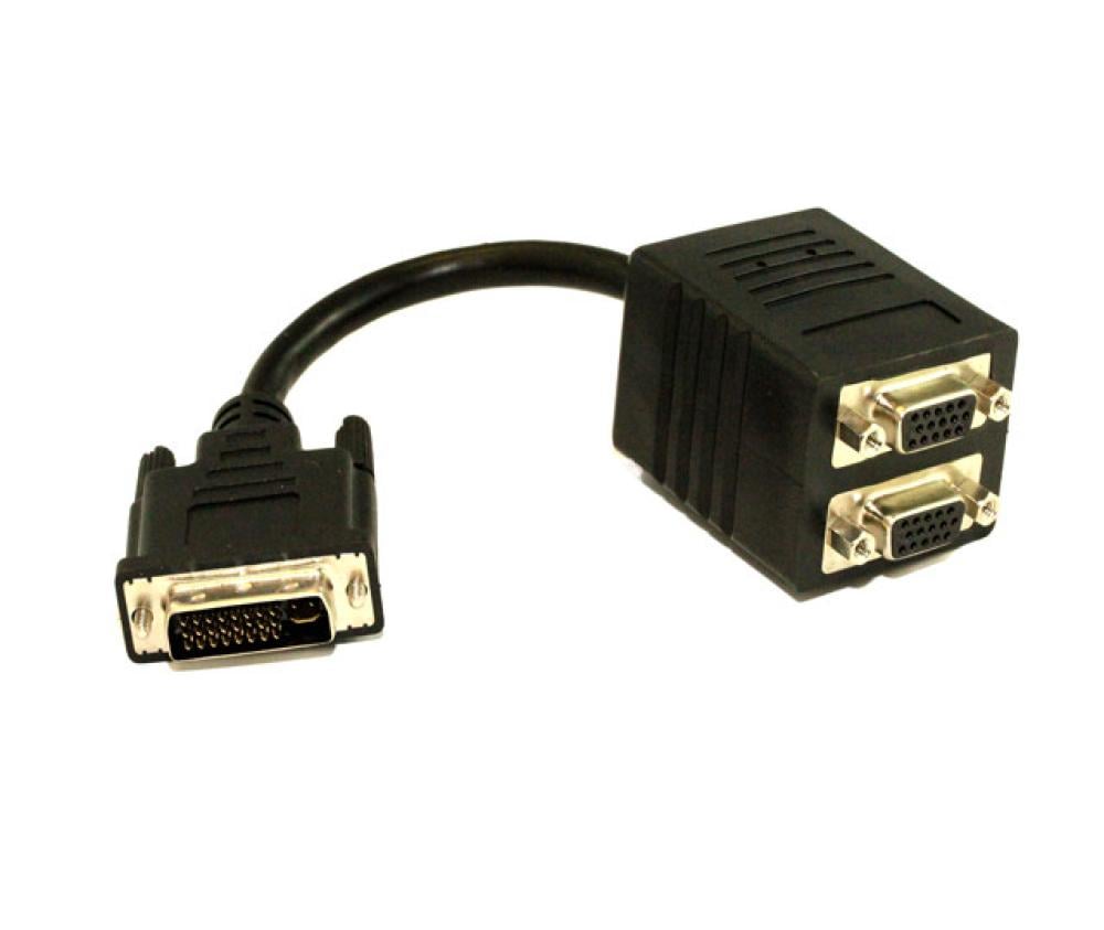 30Cm DVI I 29Pin To 2 X VGA Cable Display Adapter