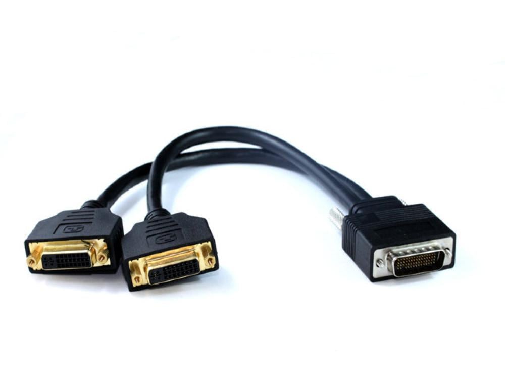 30Cm LFH59 DMS59 To Dual DVI Cable Display Adapter
