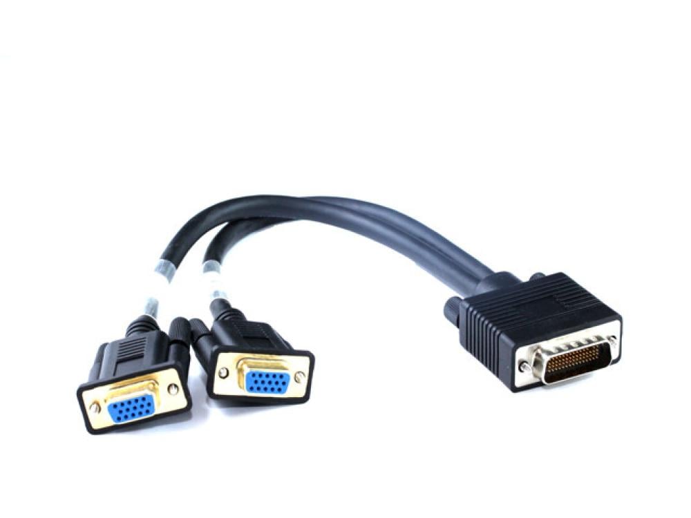 30Cm LFH59 DMS59 To Dual VGA Cable Display Adapter