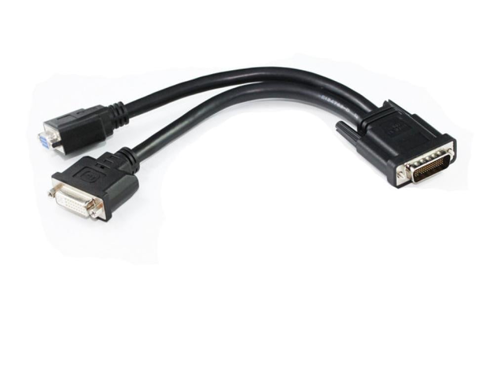 30Cm LFH59 Dms59M To DVI and VGA Cable Display Adapter