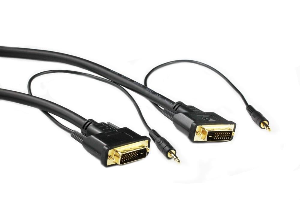 3M DVI D To DVI D Cable With 3.5Mm Audio Display Cables